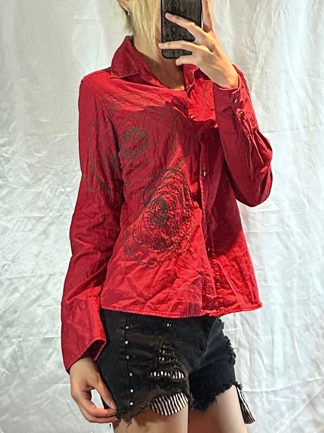 Desigual rose shirt 상품이미지2