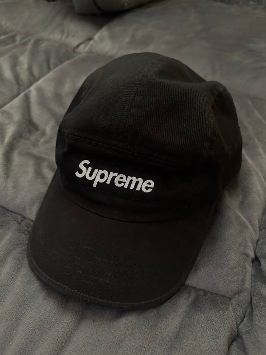 슈프림 캠프캡 블랙 상품이미지1