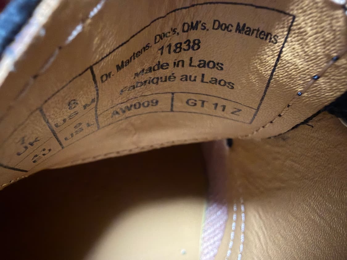 닥터마틴 1461 나파 블랙 260 상품이미지6