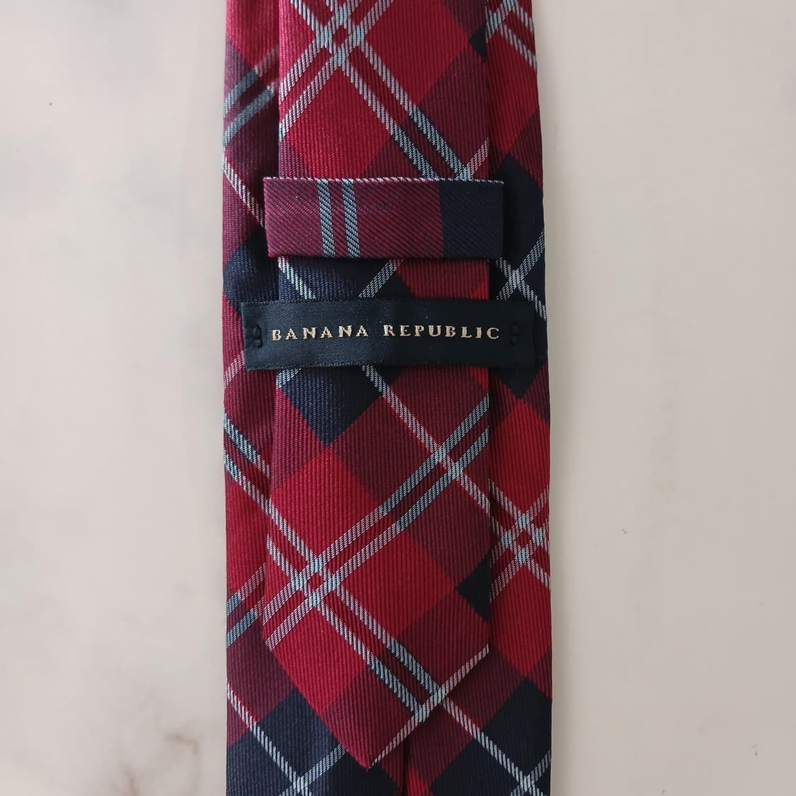 바나나 리퍼블릭 실크 레드 체크 넥타이 7.5cm S등급 G19
 상품이미지9