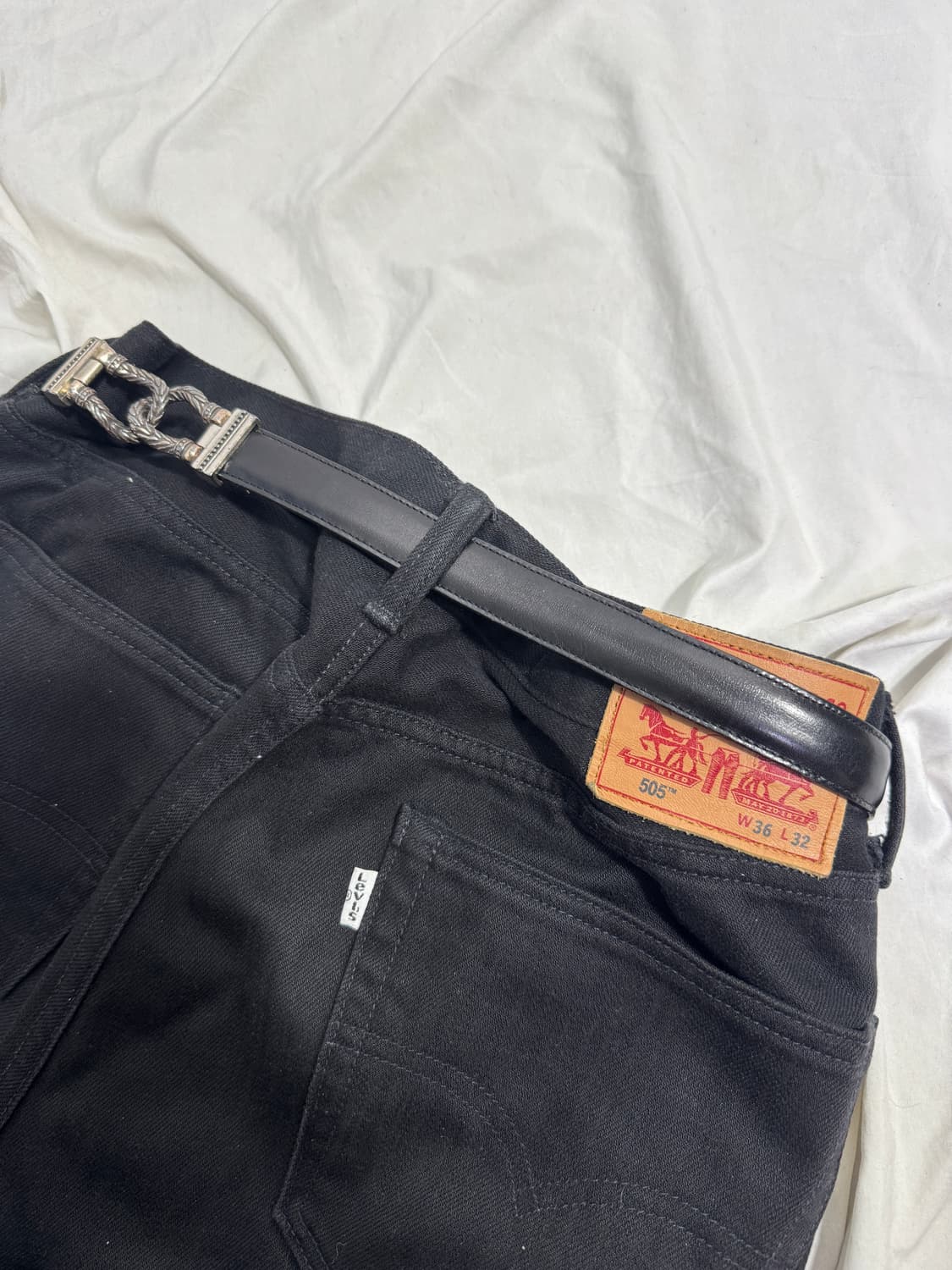 90s usa Talbots 웨스턴 레더 벨트 상품이미지2