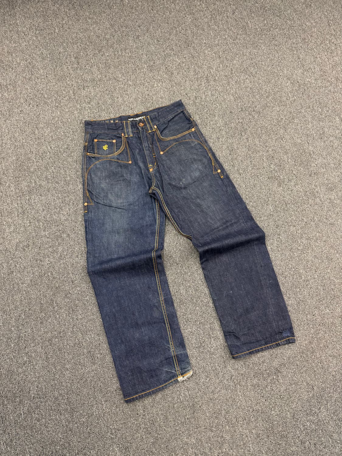 로카웨어 빈티지 자수 올드스쿨 힙합팬츠 상품이미지1