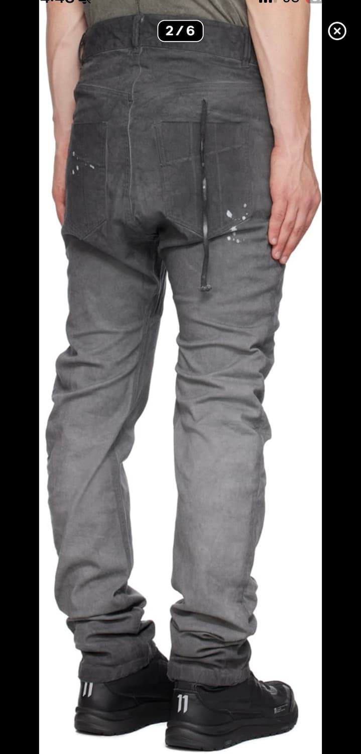 11By boris bidjan saberi gray pants 상품이미지6