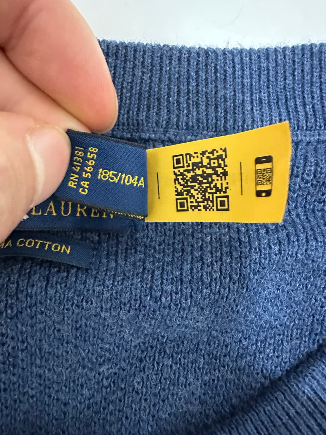 폴로 랄프로렌 qr택 니트 상품이미지5