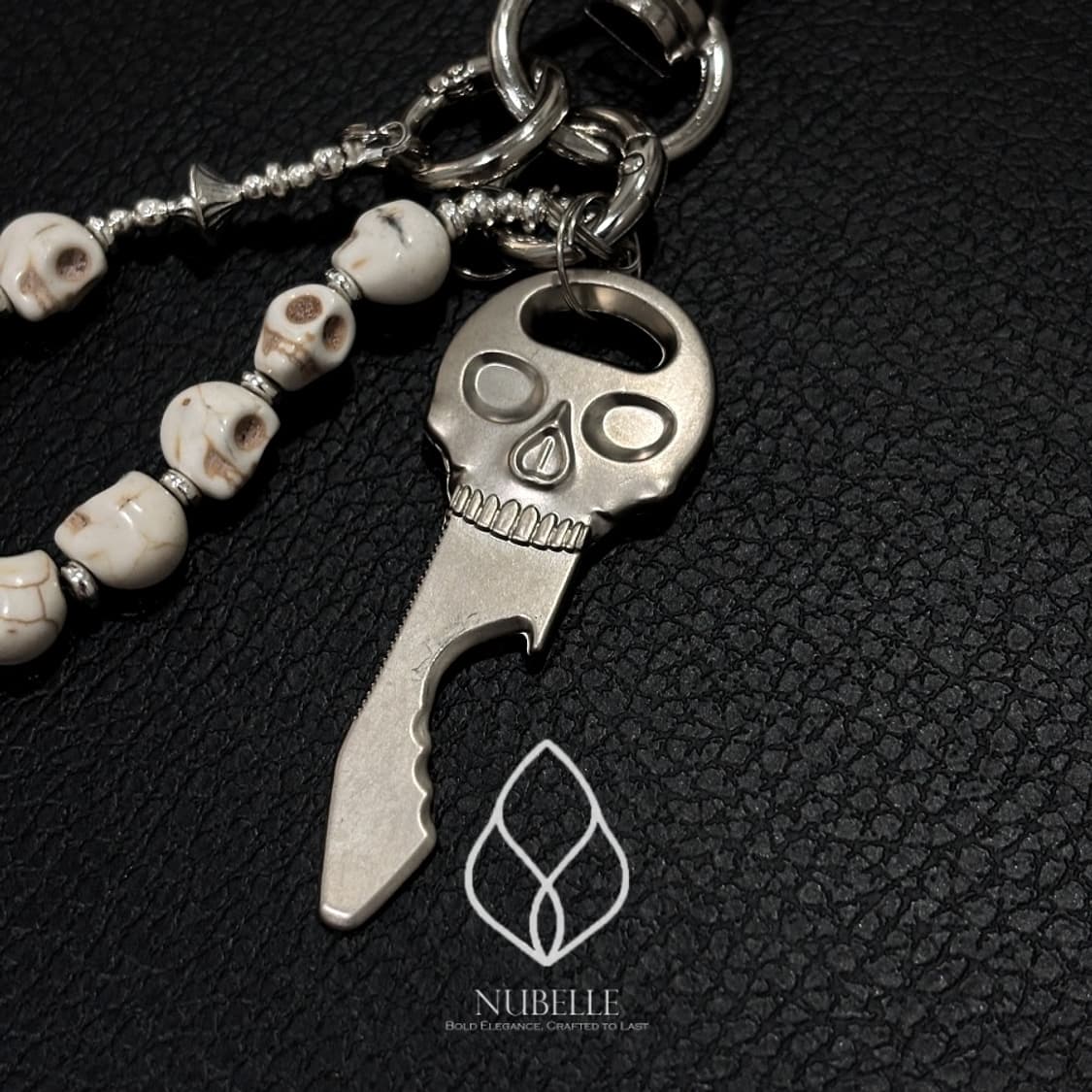 🌗 Skull ring keyring / 빈티지 스컬 키링 열쇠고리 상품이미지5