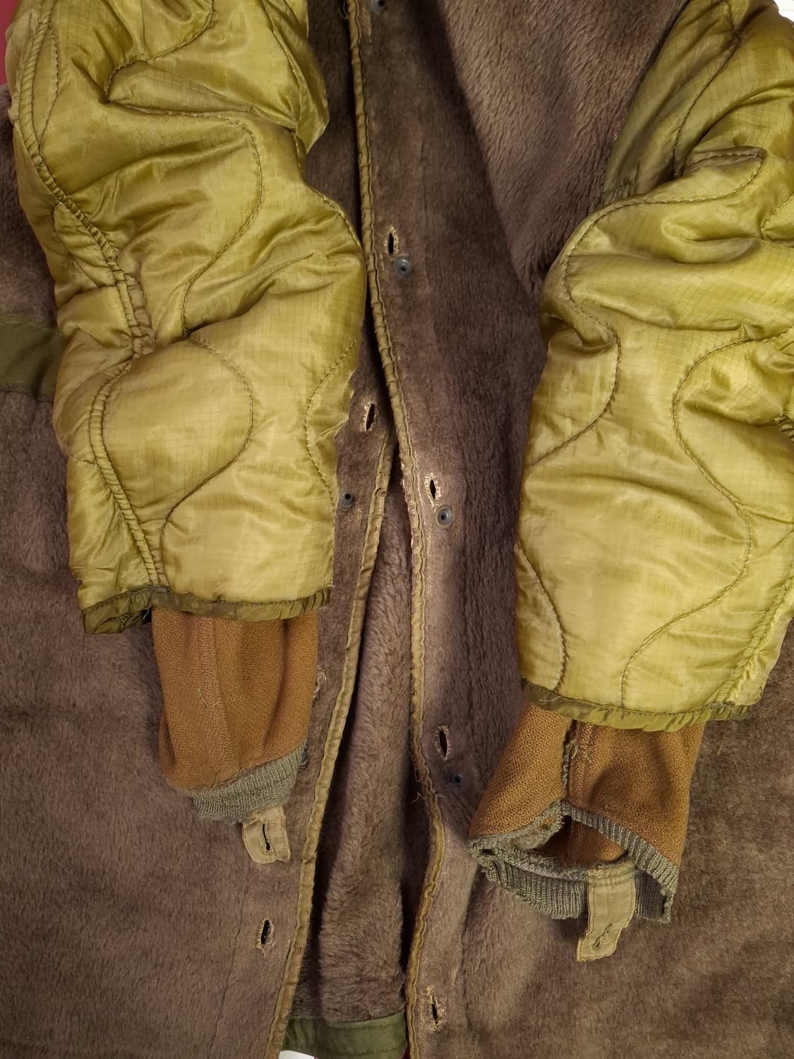 오리지날 미군 M-51 쉘파카 엑스라지 알파카 라이너 상품이미지6