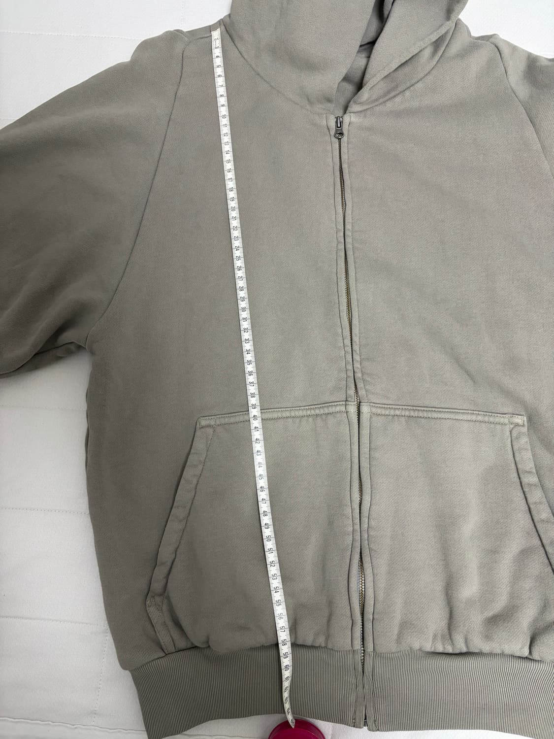 이지 후드집업 그레이 S 판매합니다 상품이미지6