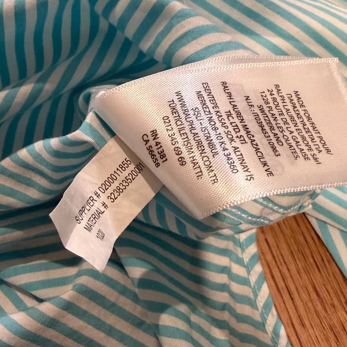 폴로 랄프로렌 스트라이프 시어서커 셔츠  상품이미지4