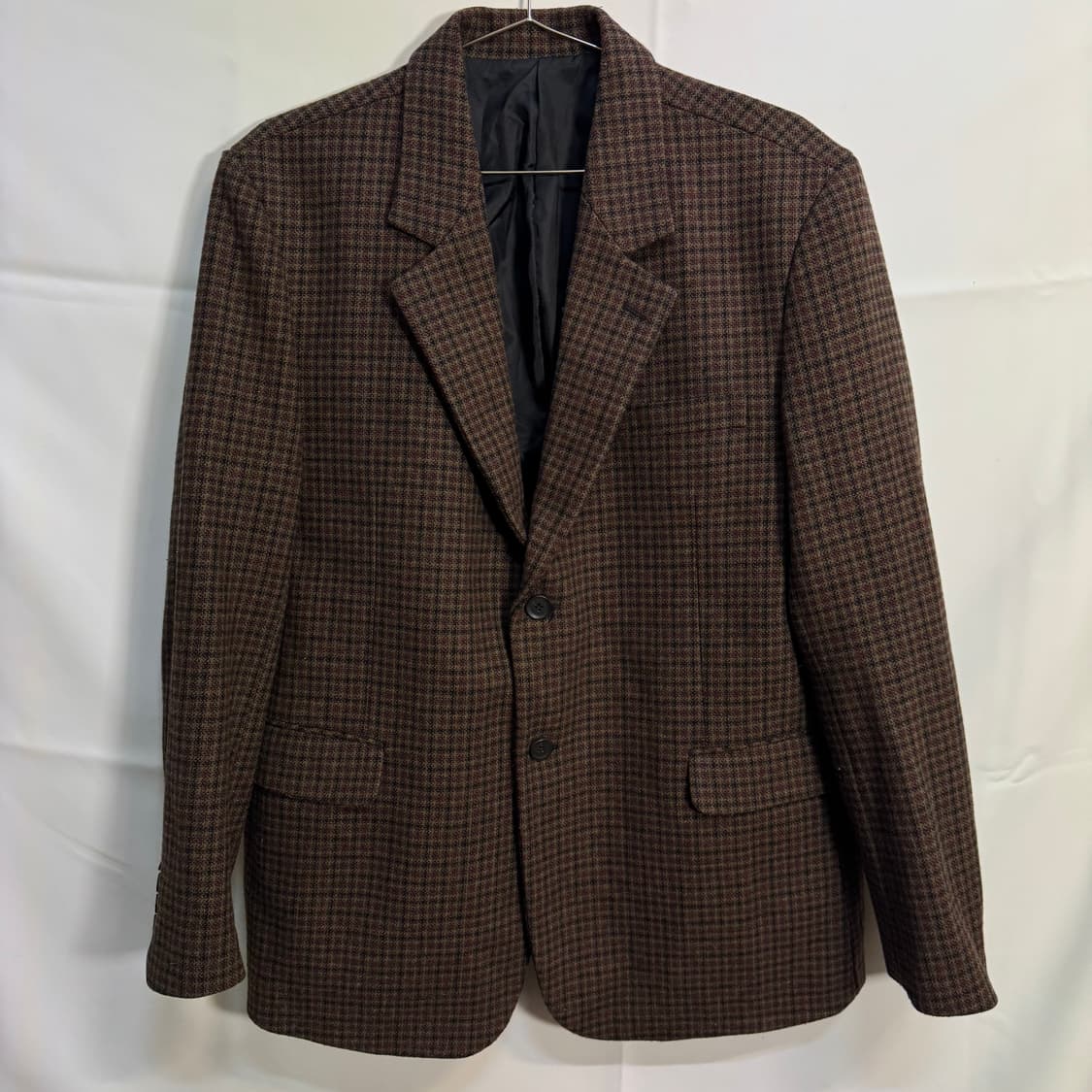 로아 울 체크 블레이저 정장자켓 상품이미지1