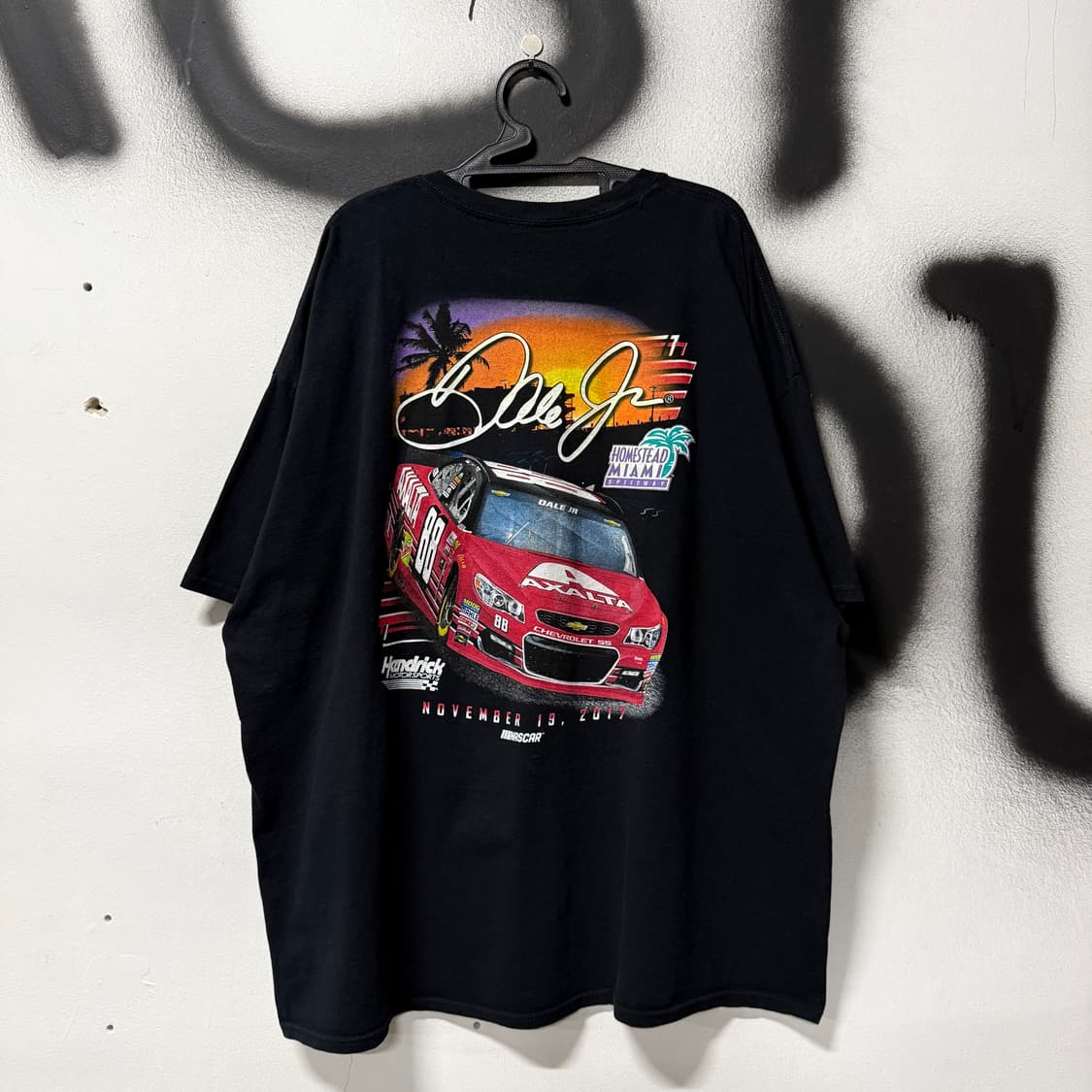 나스카 빅사이즈 데일 어너하트 주니어 프린팅 레이싱 반팔 티셔츠 상품이미지2