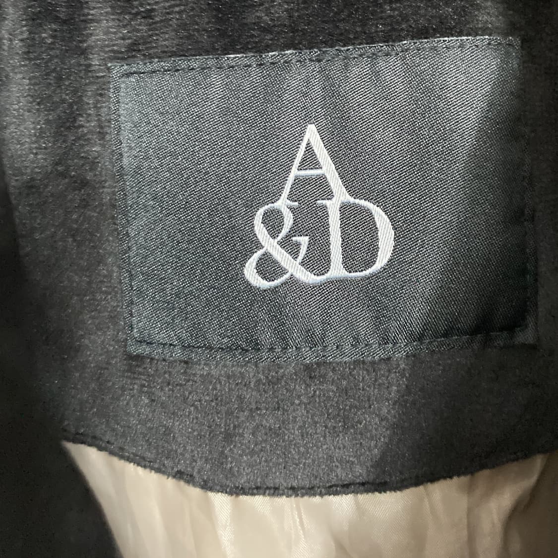 A&D 여성 스웨이드 패딩자켓 블랙 100  상품이미지4