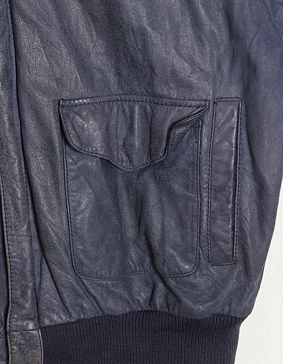 90's PELLE SheepSkin A-2 Flight Jacket 상품이미지6