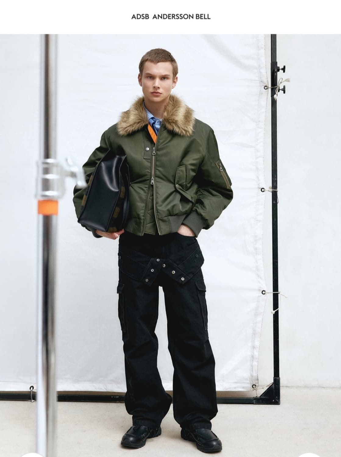 L사이즈)) 앤더슨벨 퍼카라 ma-1 봄버 팝니다 상품이미지1