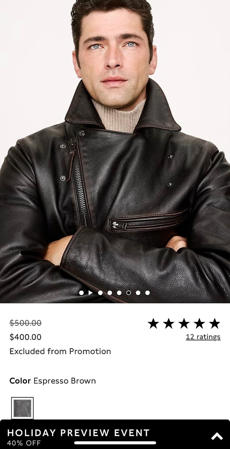 105) 바나나리퍼블릭 24ss 라이더자켓 상품이미지9