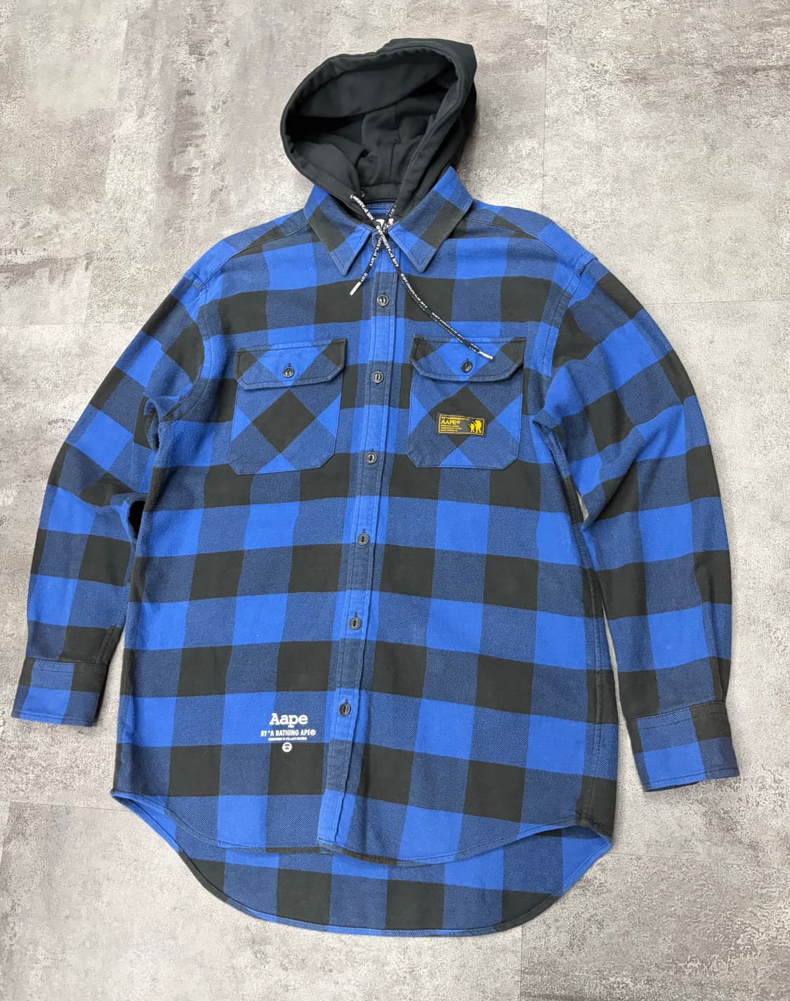 Aape by a bathing ape hood check shirt 상품이미지3
