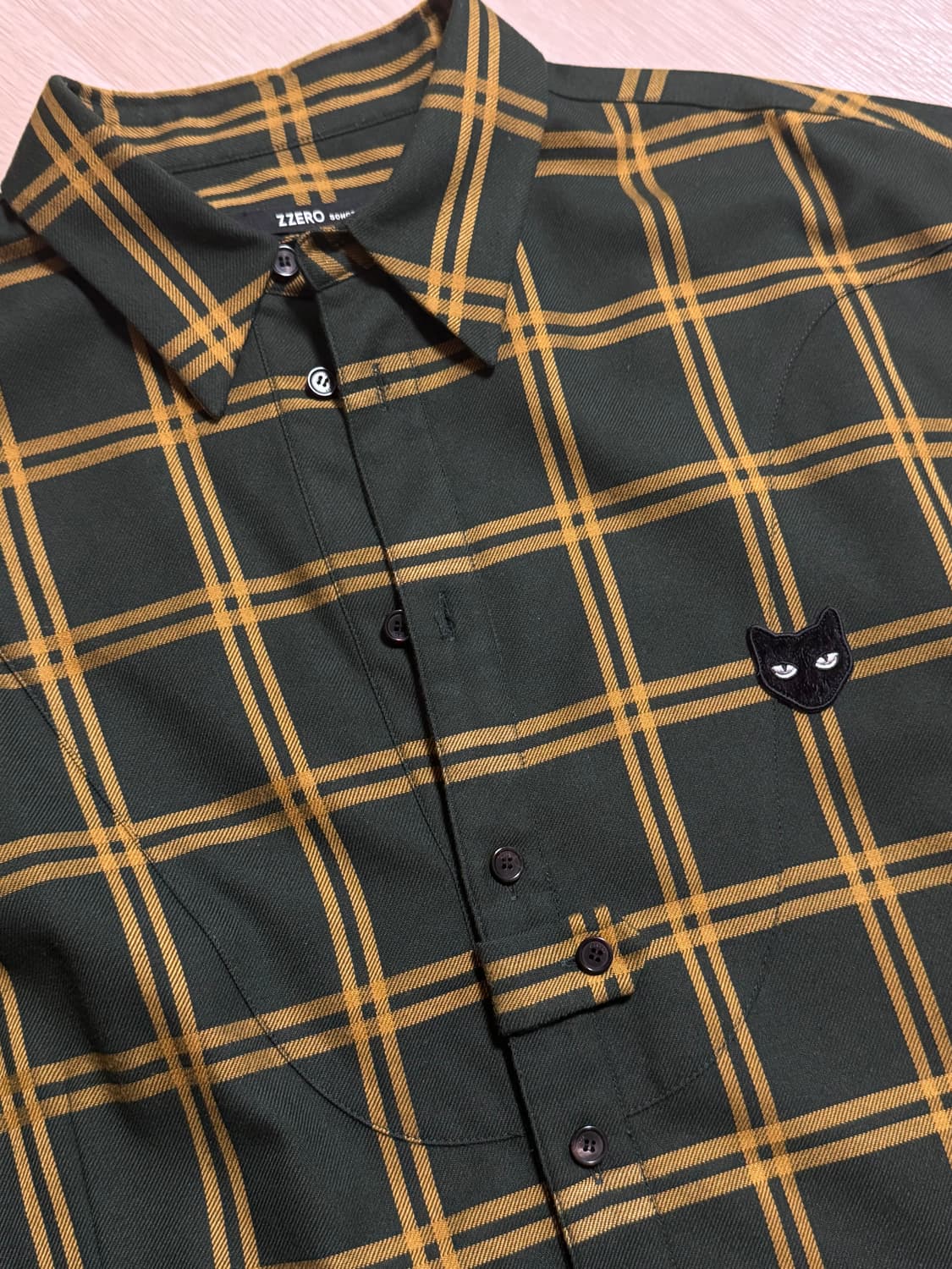 송지오 옴므 지제로 체크셔츠 48 상품이미지3