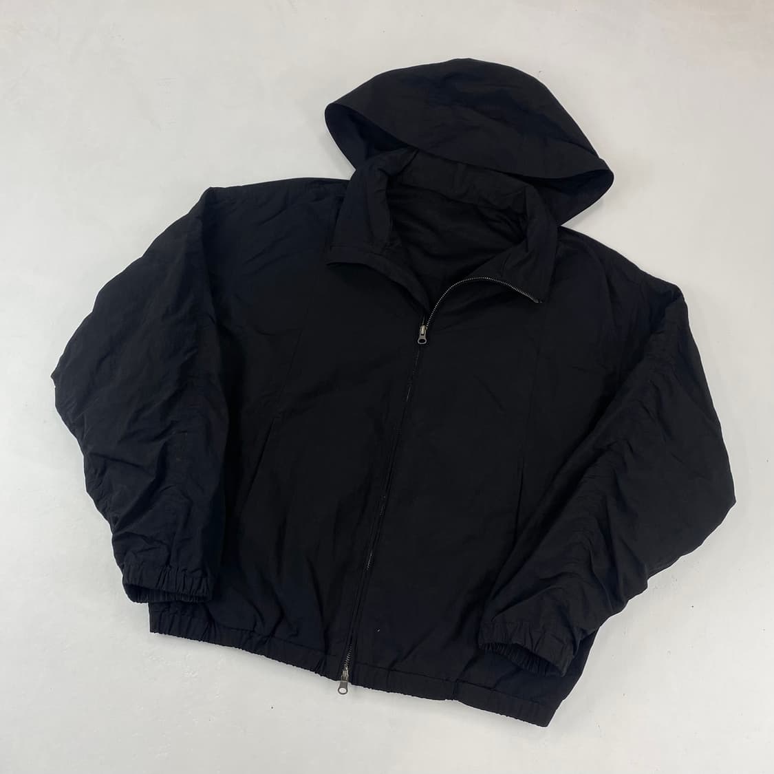 쿠어 블랙 나일론 투웨이 트랙 자켓 (100) 상품이미지2