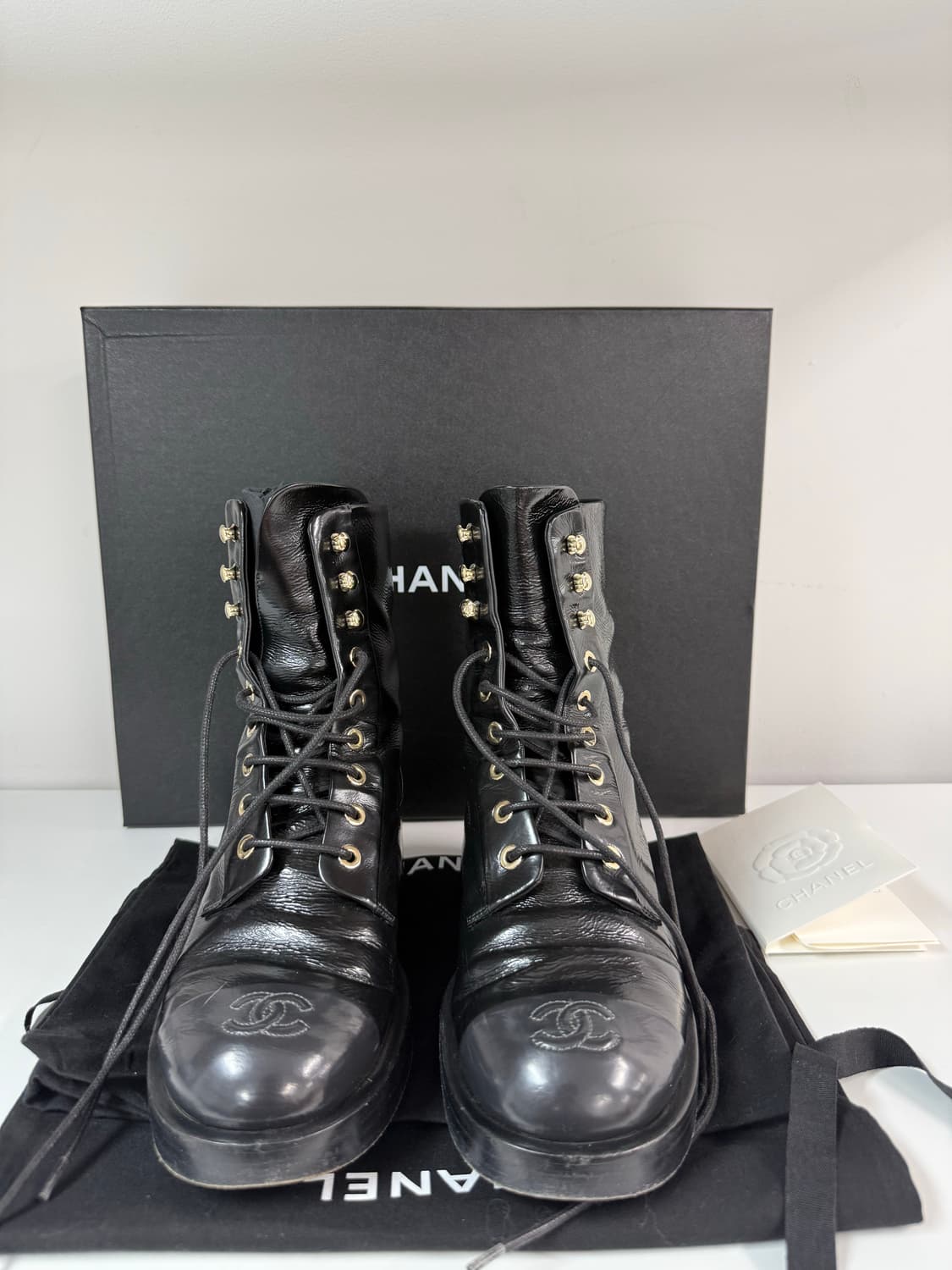 샤넬 고트스킨 부츠 37 상품이미지1