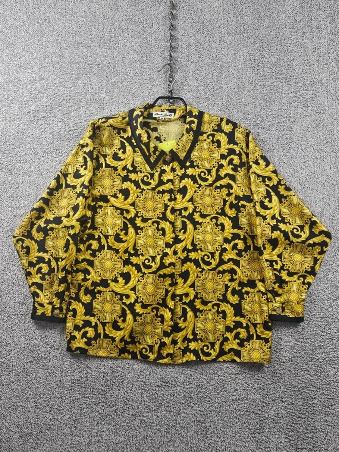 빈티지 골드바로크 패턴 블라우스 셔츠 ( 40 ) / 11245 상품이미지2