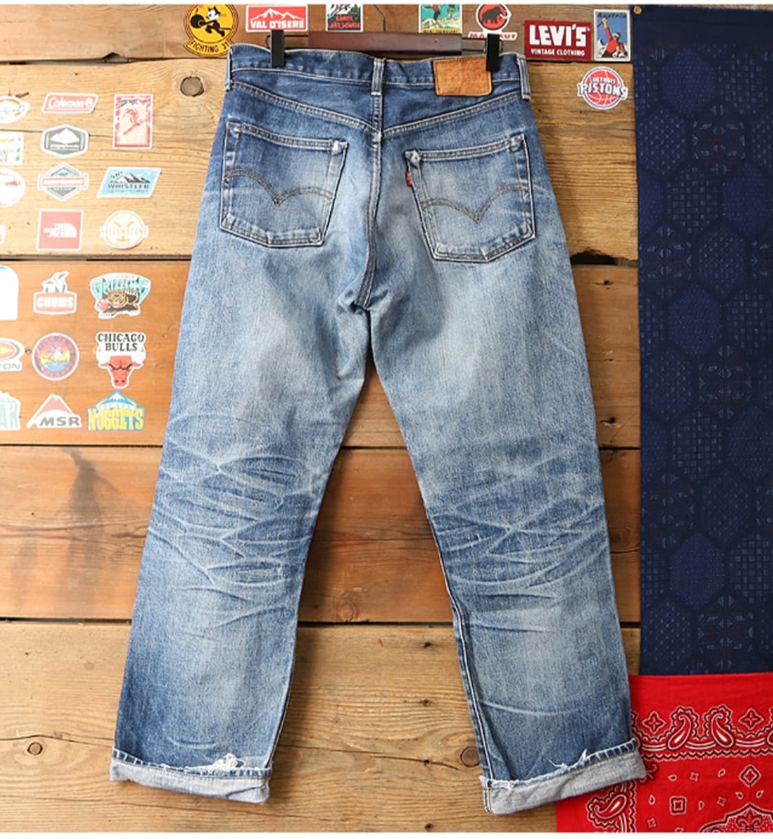 
일본판 90s levis 리바이스 LVC 503BXX 빅E 셀비지 데님 상품이미지4