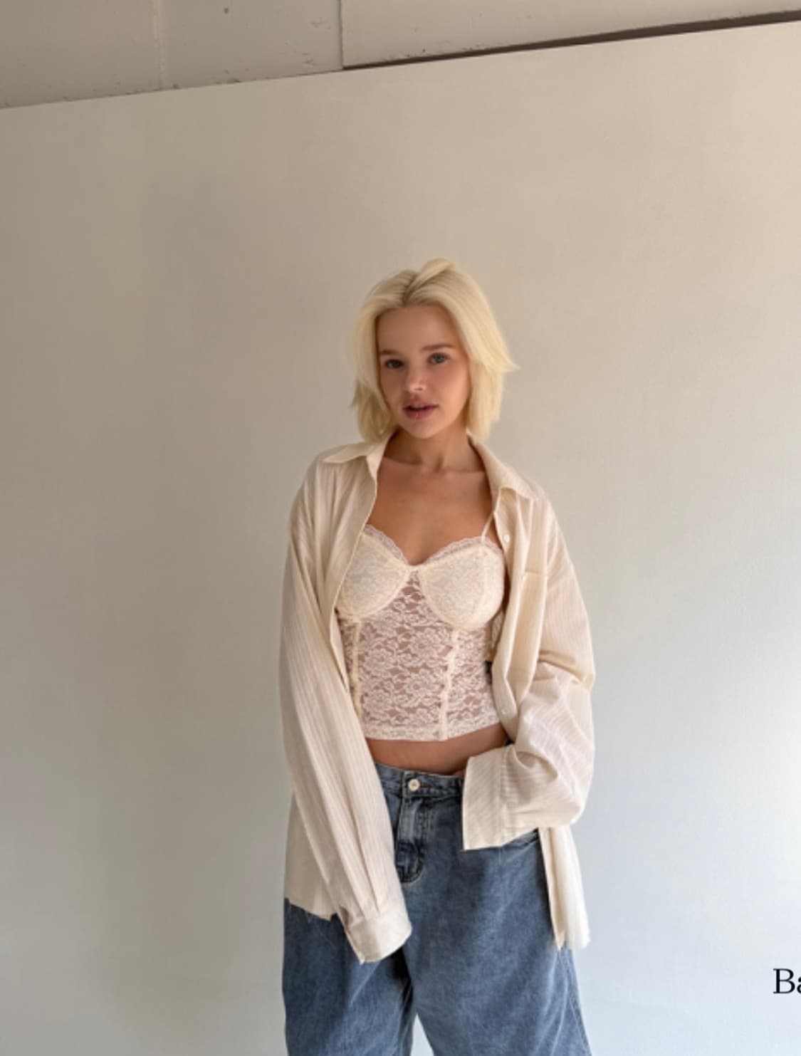 더미스테리어스호텔 보헤미안 컷오프 셔츠 상품이미지5