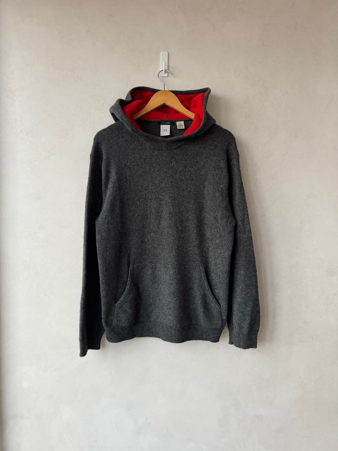 00s 아르마니 익스체인지  캐시미어 후드티 상품이미지1