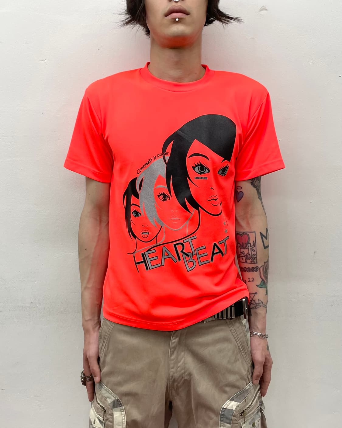 3 girls Hawaiian orange T-shirt 상품이미지1