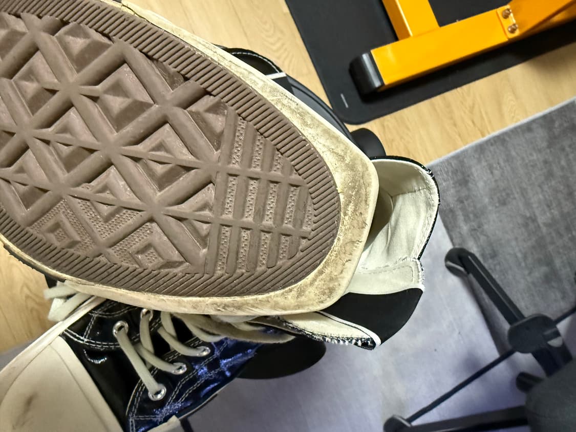 컨버스 x 릭오웬스 Drkshdw 터보다크 척70 데님 295 상품이미지5