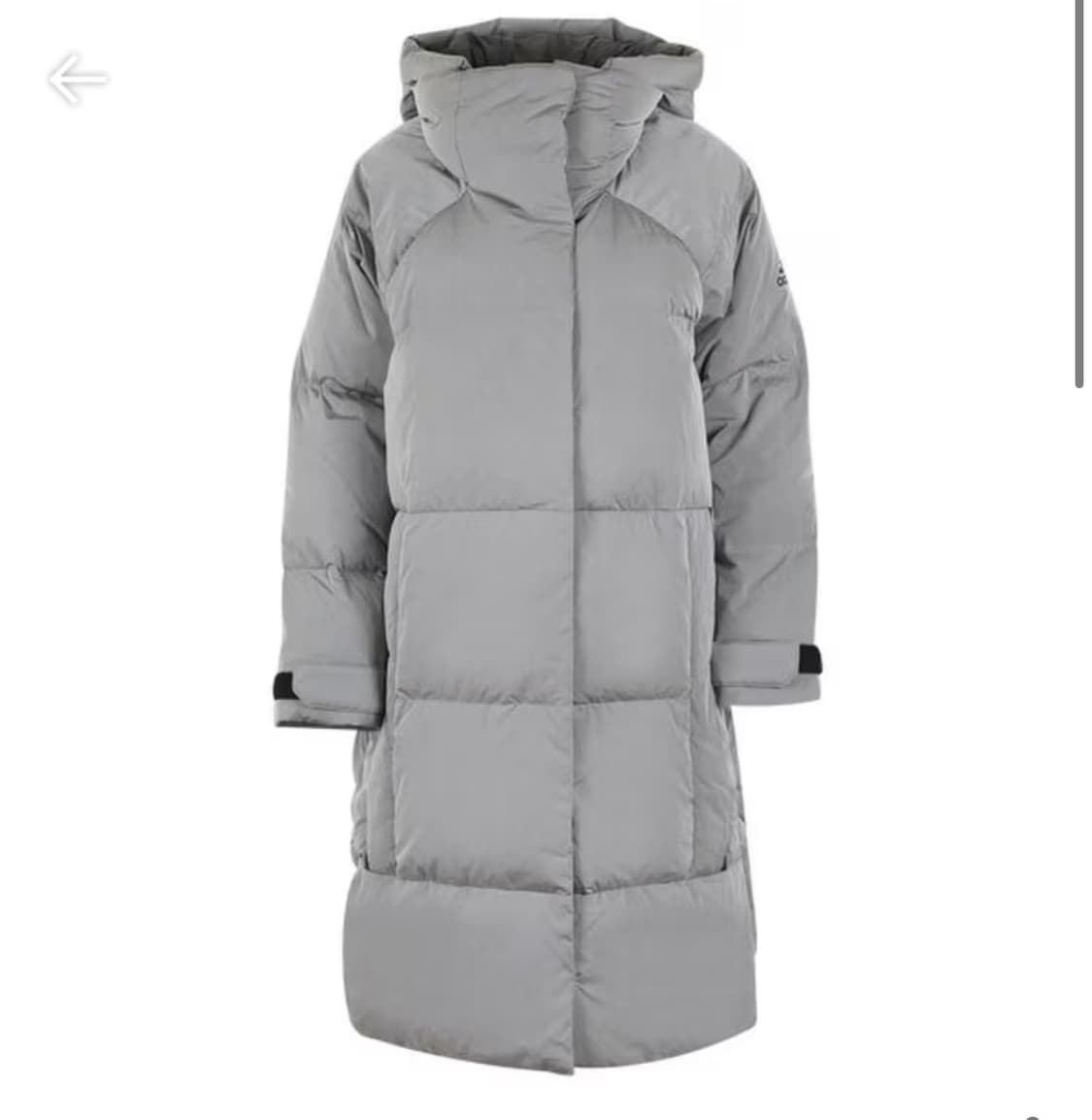 남녀공용 아디다스 퍼프 롱패딩 L 사이즈 판매합니다 상품이미지1