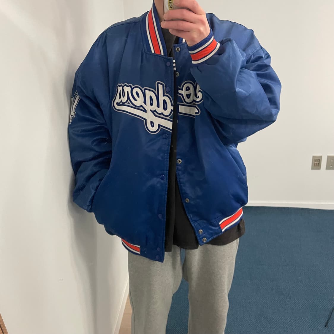 [5XL] 스타터 다져스스타디움 바시티 패딩 자켓 상품이미지10