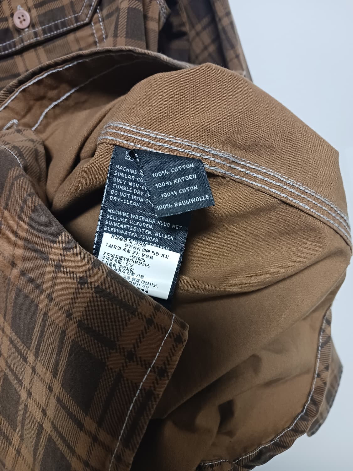 할리데이비슨 뒤포인트 체크셔츠 상품이미지5