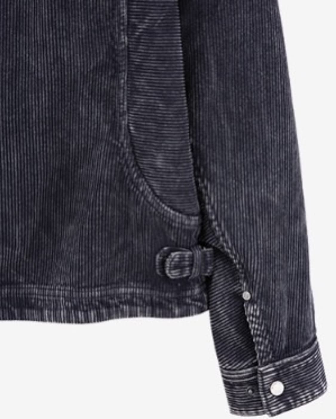 일꼬르소 워시드 코듀로이 트러커 자켓 차콜그레이 / L 상품이미지3