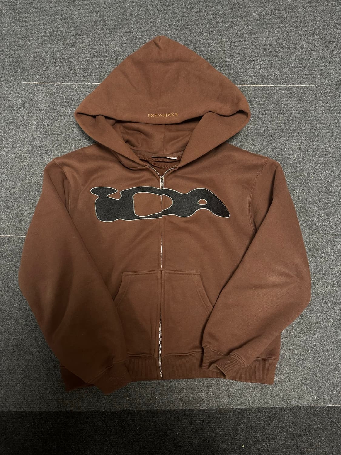 Ida 브라운 후드집업 상품이미지1