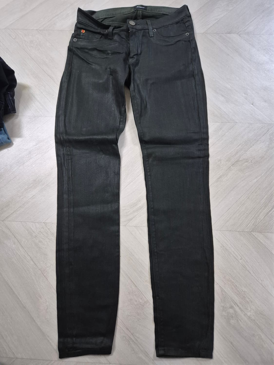 정품 USA HUSTON karista super skinny 코팅진 상품이미지3