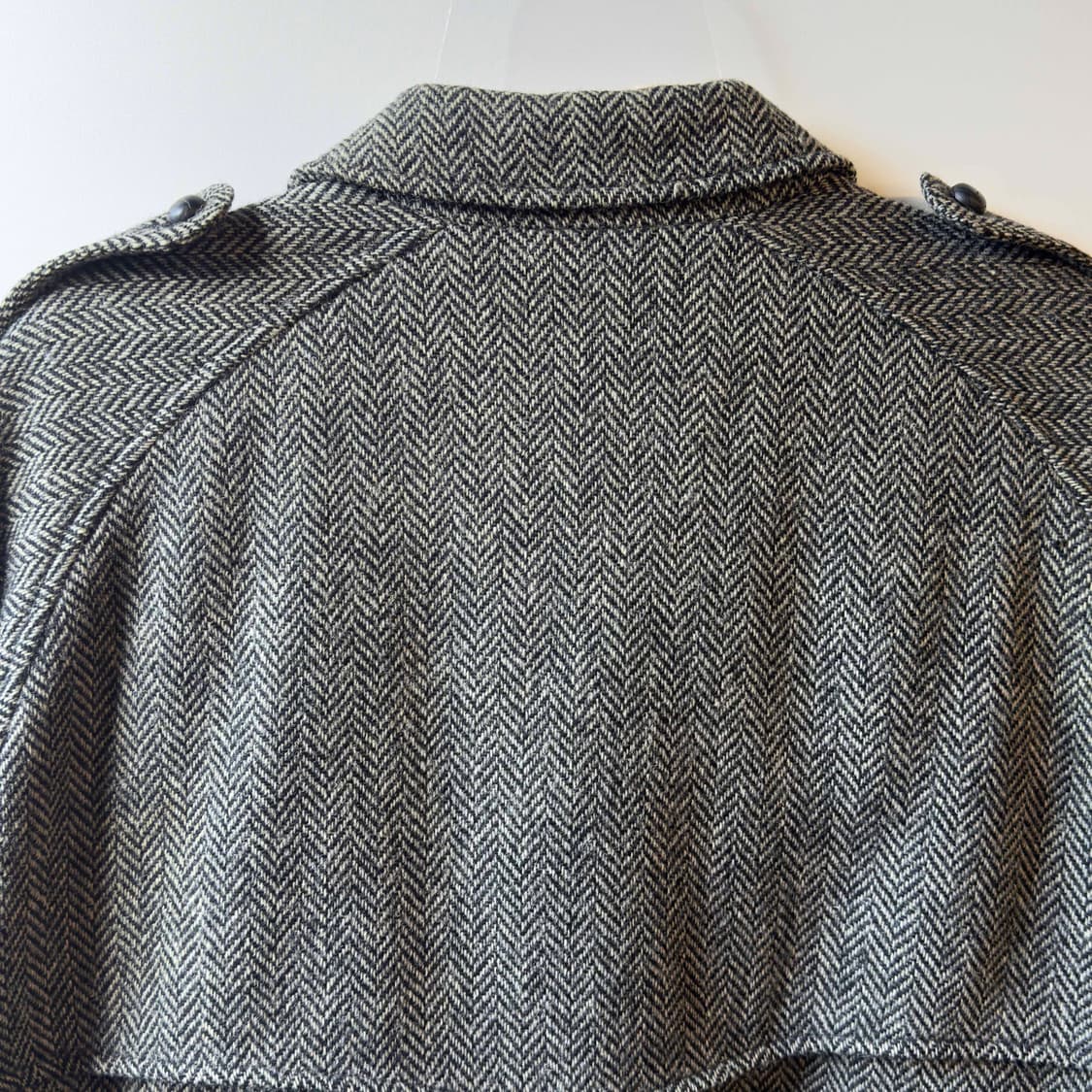 90s 버버리 울 헤링본 헌팅 자켓 상품이미지7
