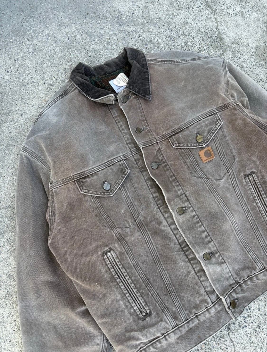 90s 미제 칼하트 블랭킷 트러커 자켓 상품이미지5