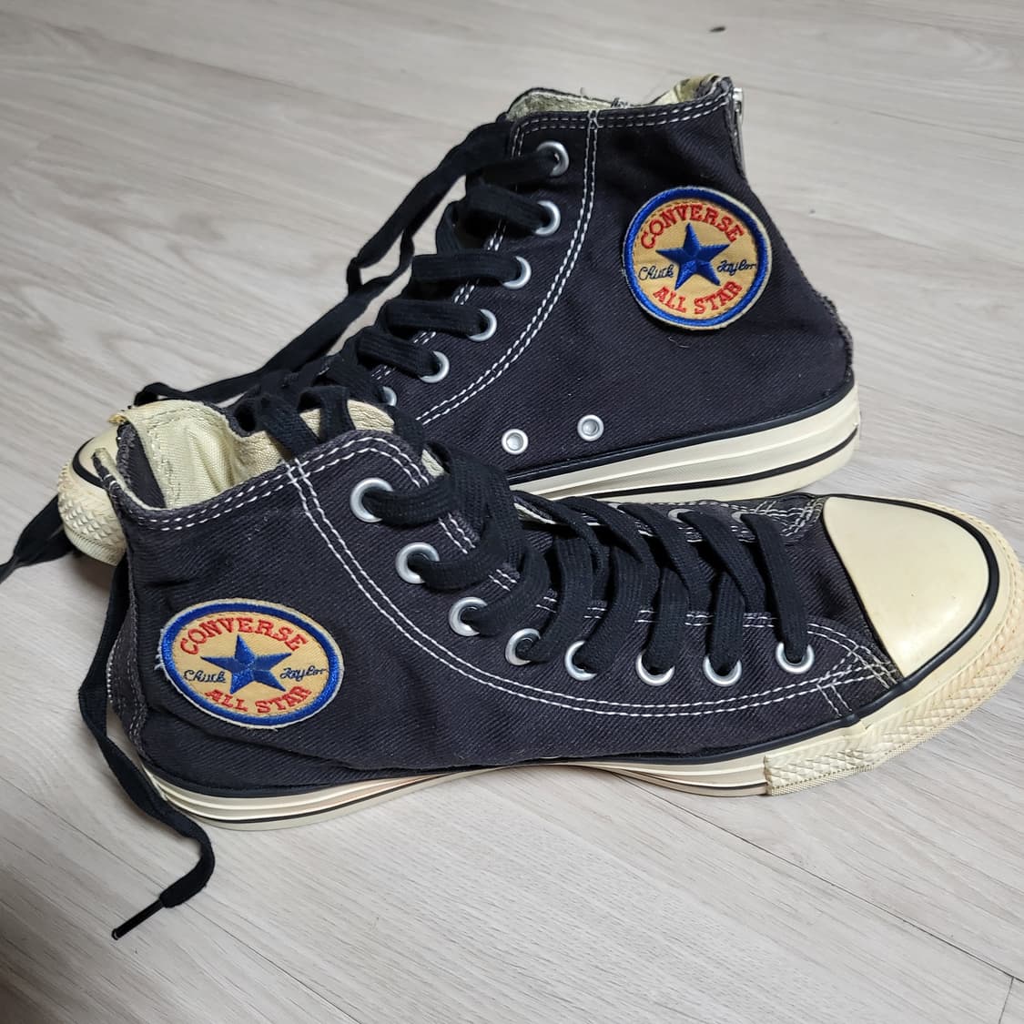 컨버스 척테일러 워시드 백집 블랙(260) 상품이미지1