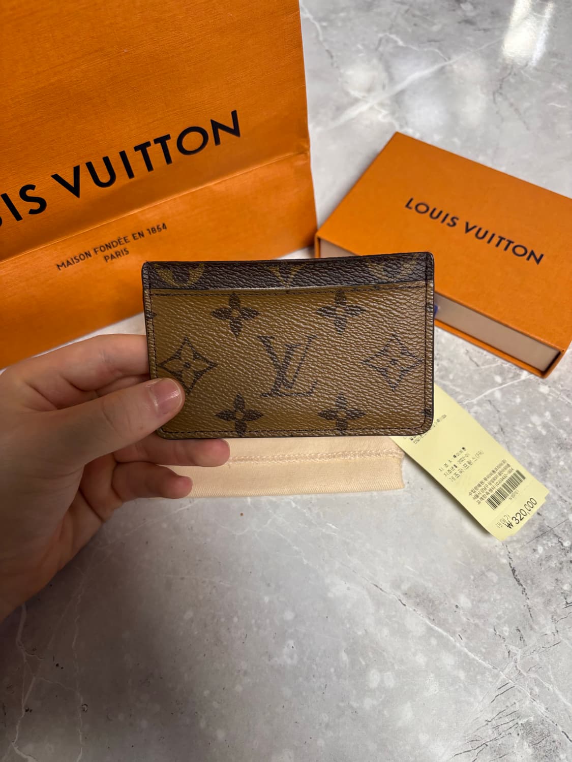 [풀구성/정품] 루이비통 모노그램 리버스 카드지갑 상품이미지2