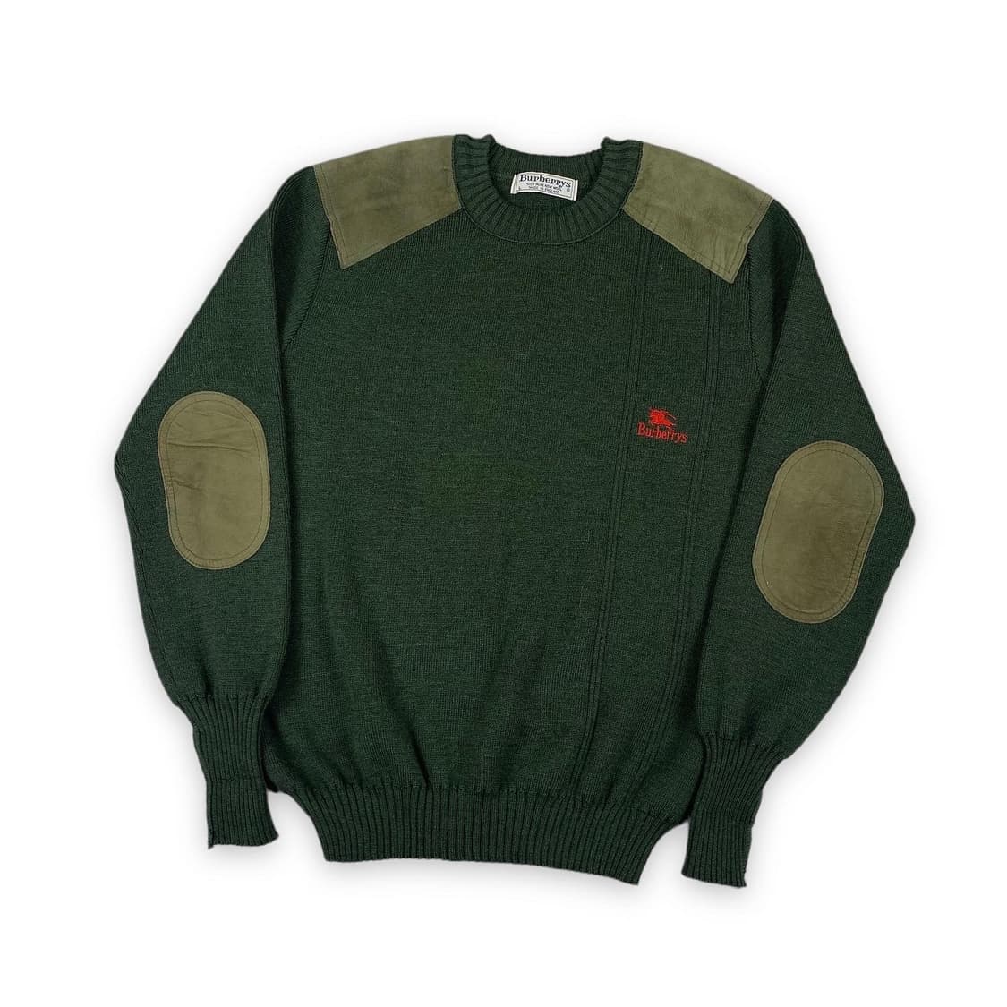버버리 기수로고 딥그린 코만도 니트  상품이미지1