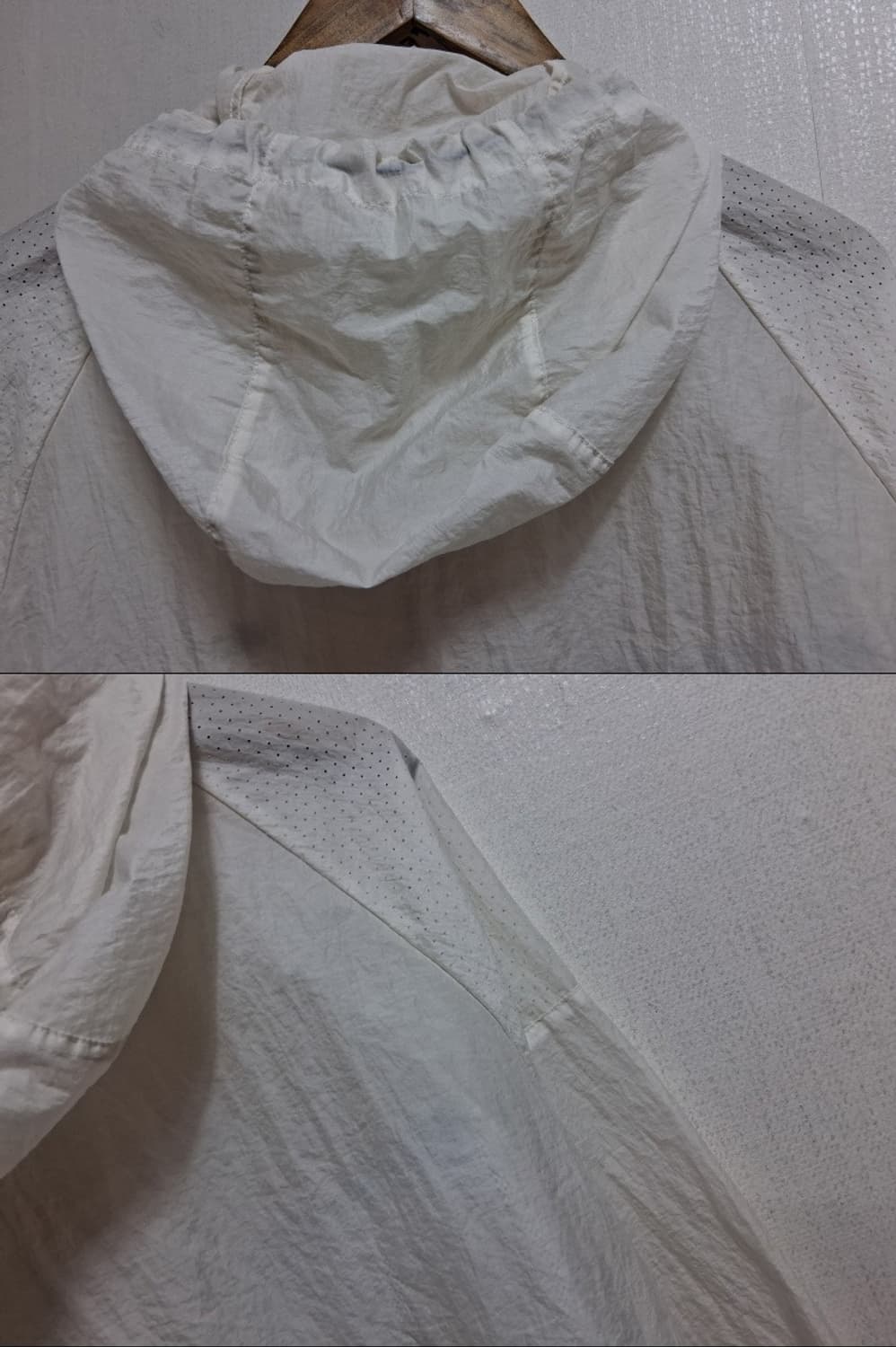 라코스테 아이보리 바람막이 후드점퍼 남성 L 상품이미지7