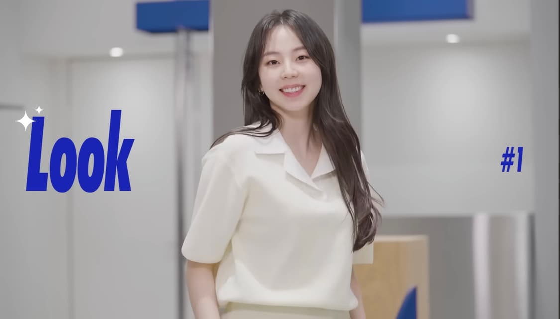 구호플러스 반팔 니트 (안소희 착용) 상품이미지4