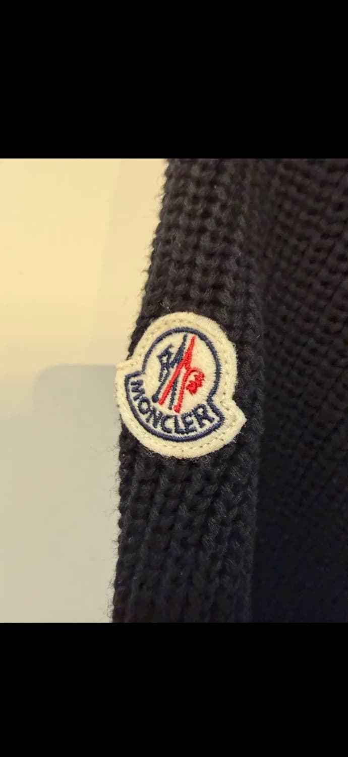 몽클레어 블랙 패딩 니트 가디건 상품이미지8