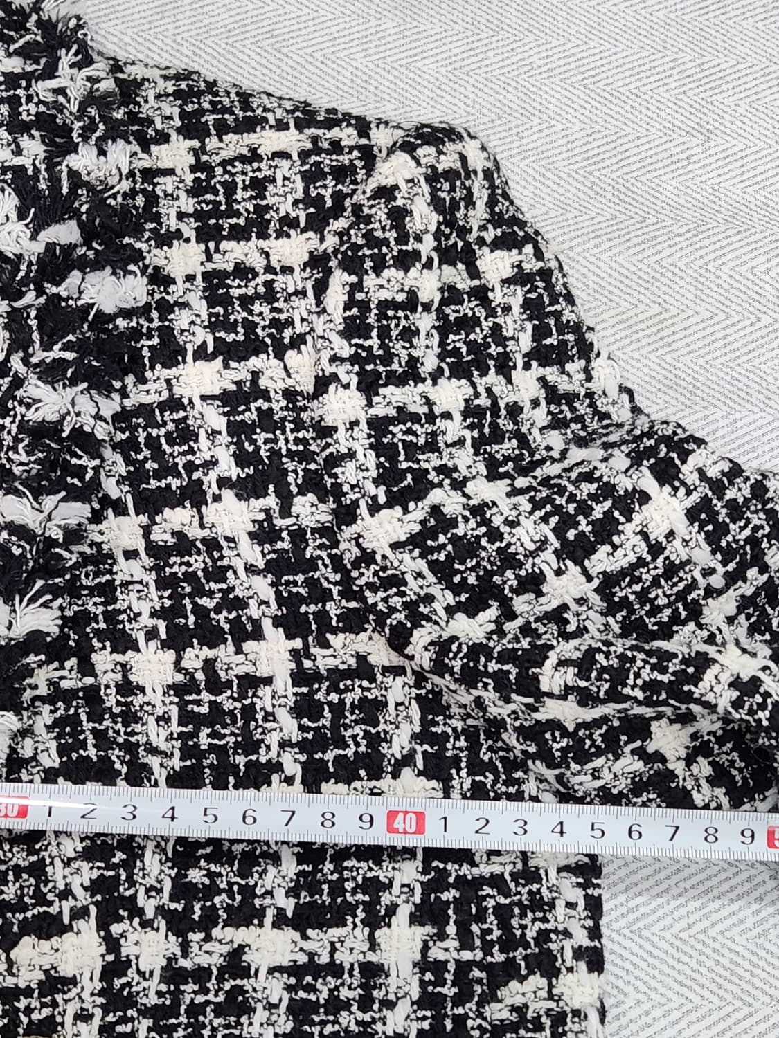 [S] 자라 Zara 더블 트위드 자켓  여성 S 상품이미지7