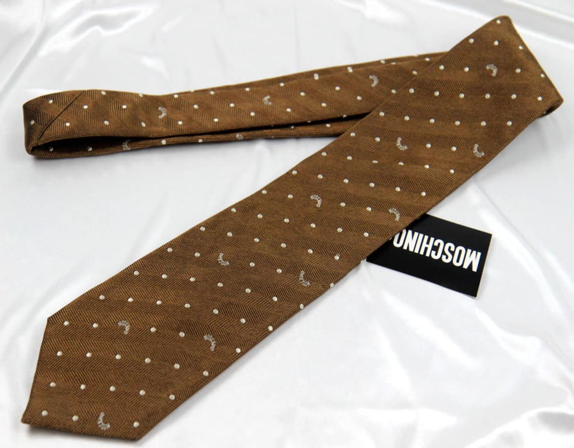 모스키노 8.7cm 미사용 신형 남자 명품 넥타이 상품이미지2
