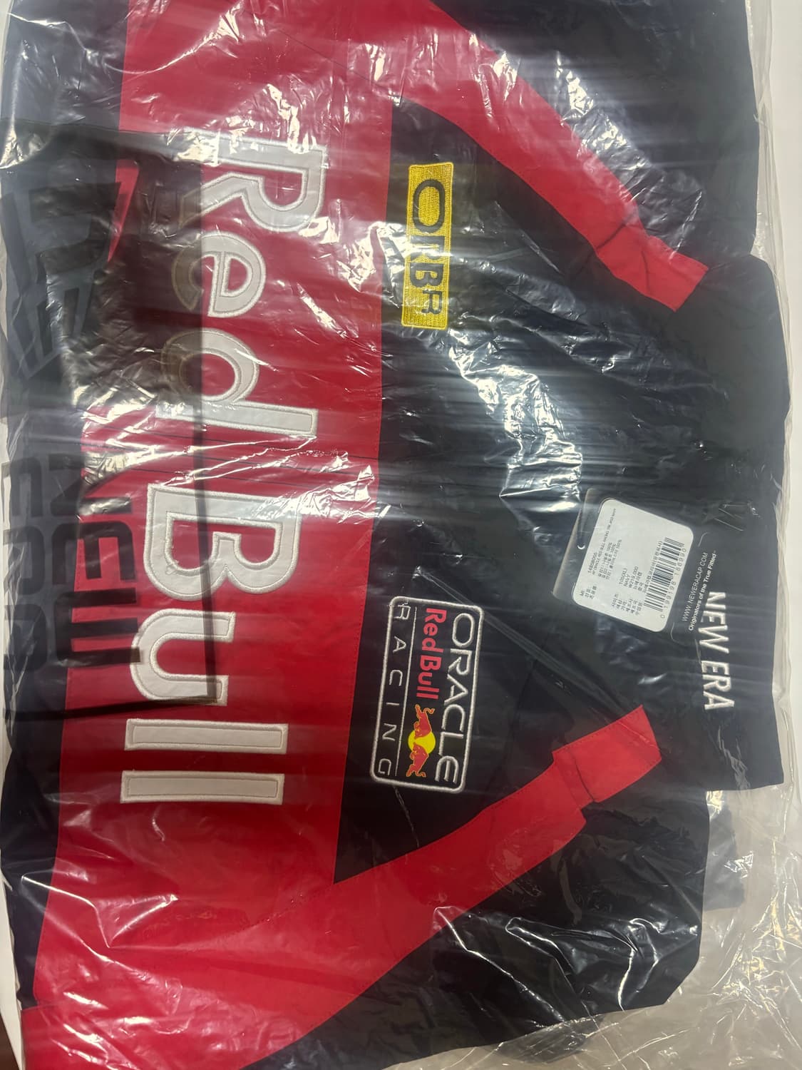 뉴에라 레드불레이싱 오라클 바람막이 재킷 네이비 XL 상품이미지7