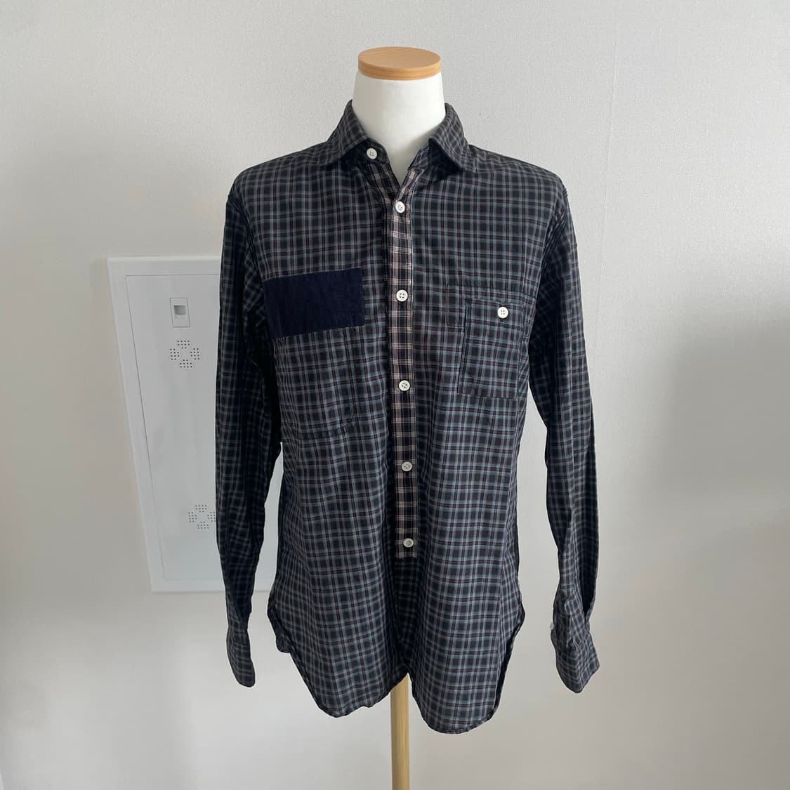 Junya Watanabe Patchwork Check Shirt XS 상품이미지2