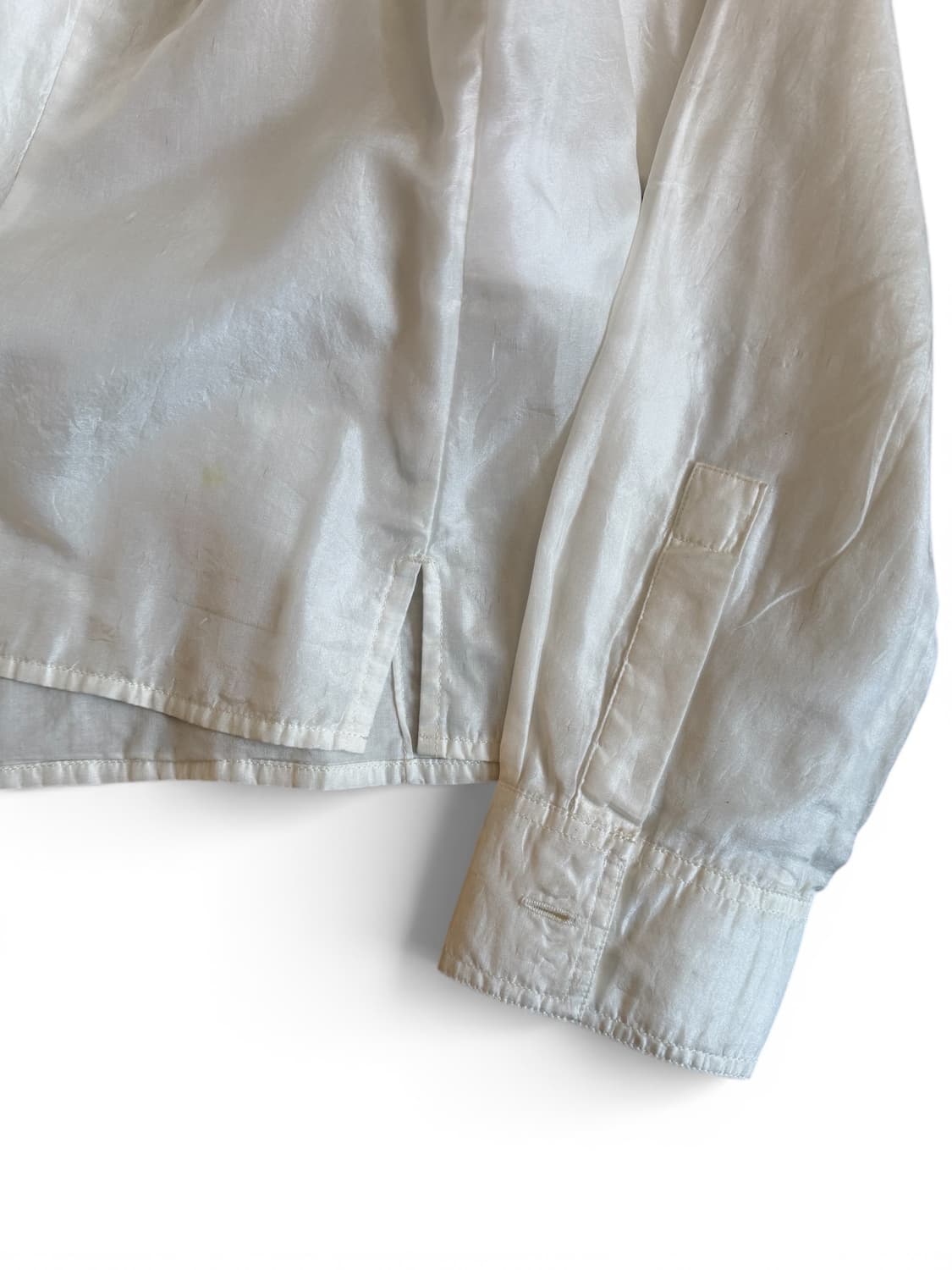 아워레가시 Our Legacy Silk White Shirt 상품이미지3