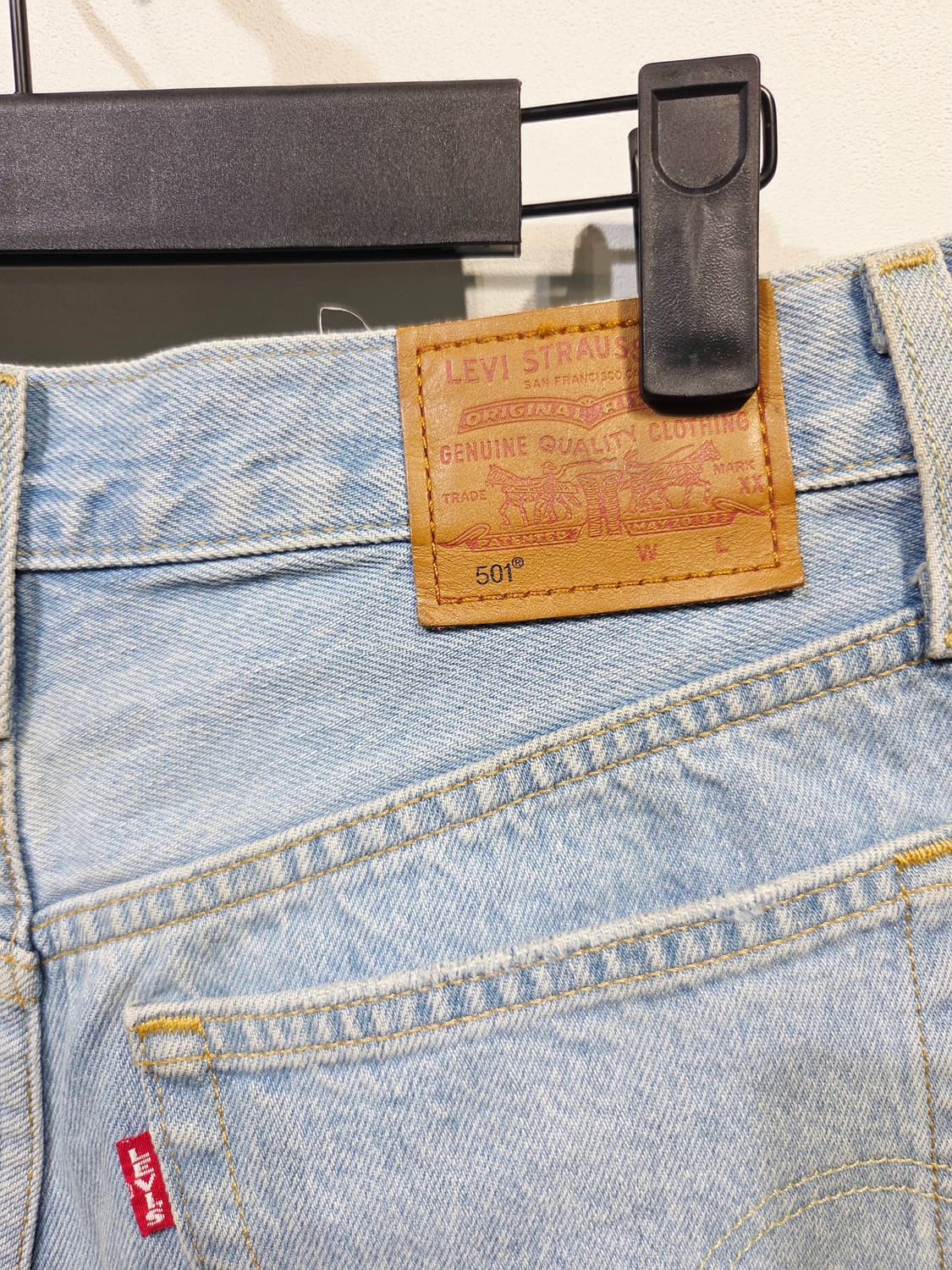 리바이스501 데님 반바지 컷오프_27 상품이미지6