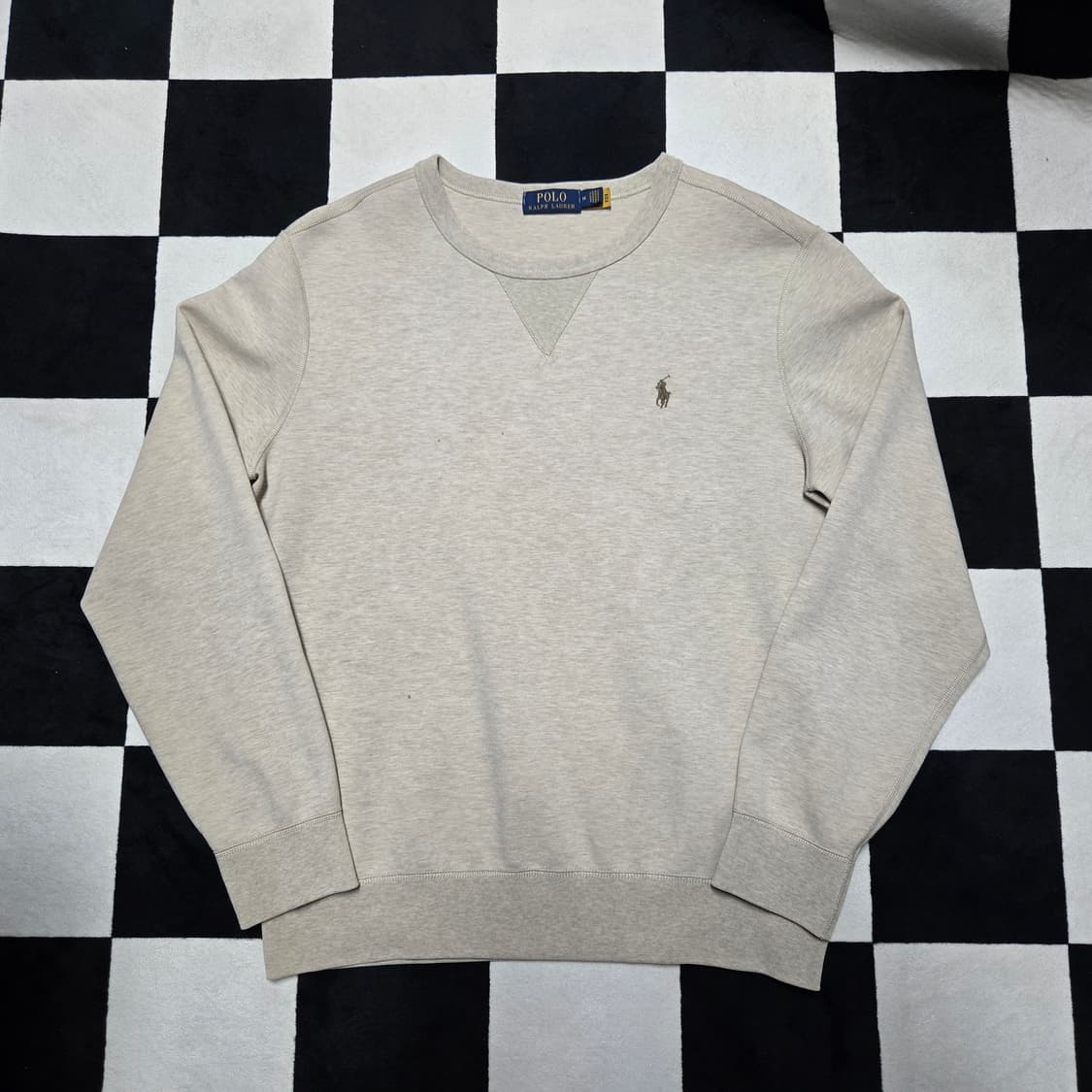 M 폴로랄프로렌 맨투맨 오트밀 상품이미지1