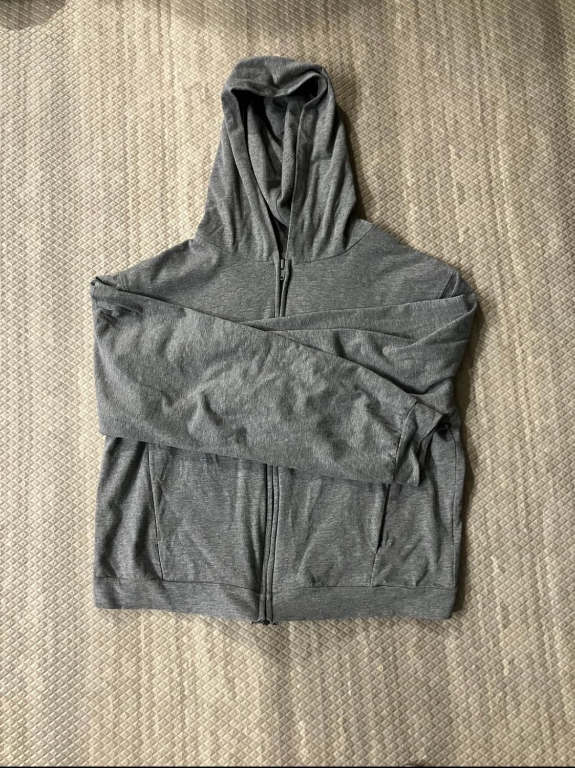머듈 라운지 후드집업 그레이 2사이즈 상품이미지1